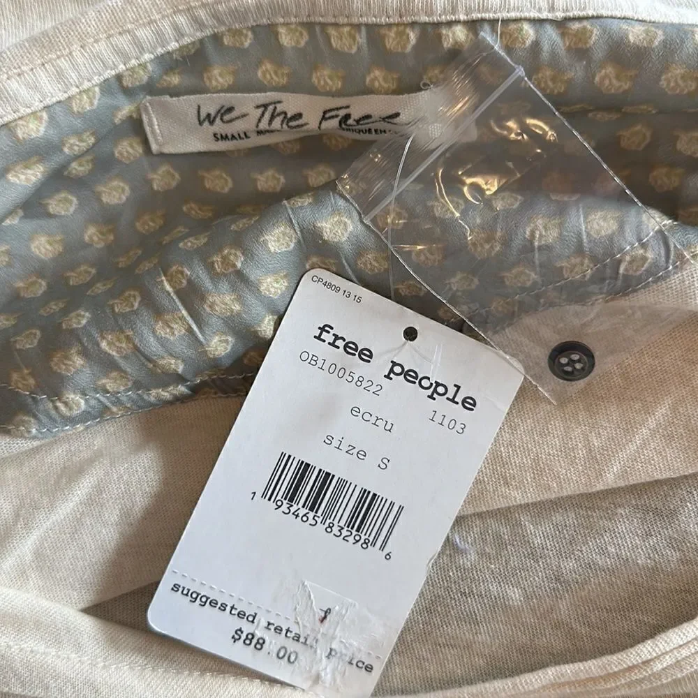 NWT Free People Women’s Top